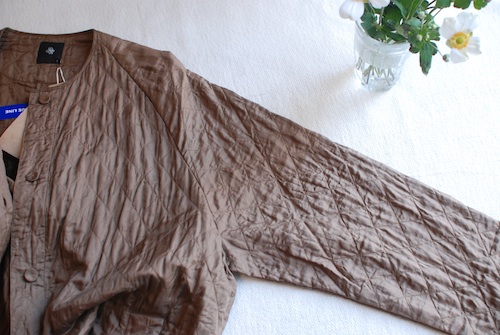 maison de soil（メゾンドソイル）キルティングシルクコート – 子供服